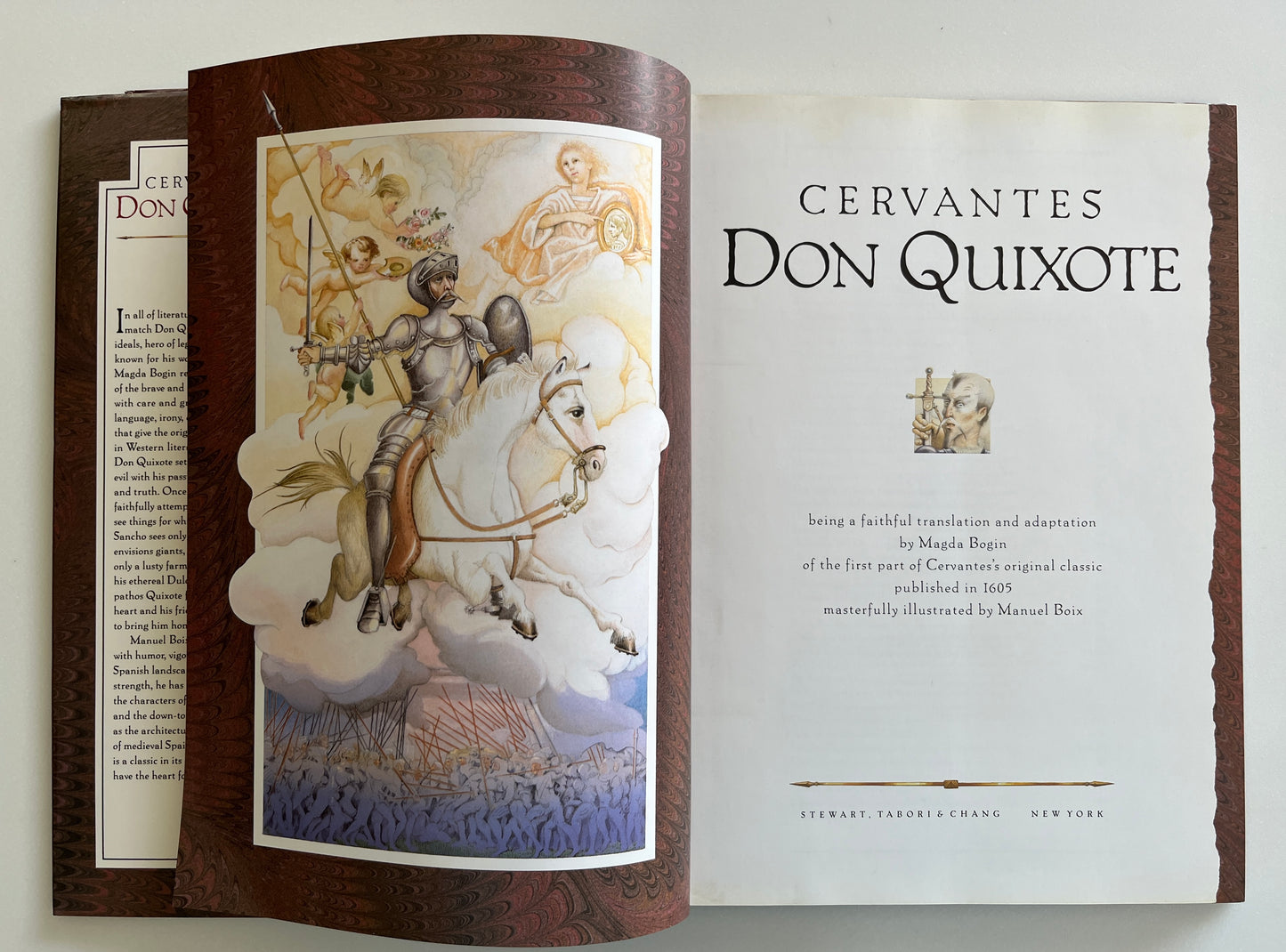 Cervantes Don Quixote Translated by Magda Bogin Illustrated by Manuel Boix HC/DJ