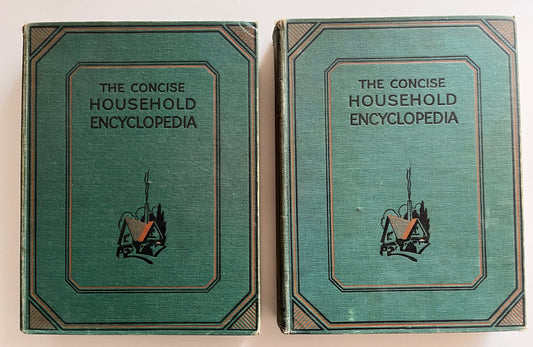 The Concise Household Encyclopedia 2 Volume Hardcovers