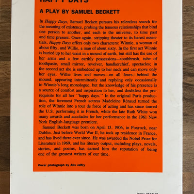 Happy Days: A Play in Two Acts by Samuel Beckett (Grove Press, 1989)