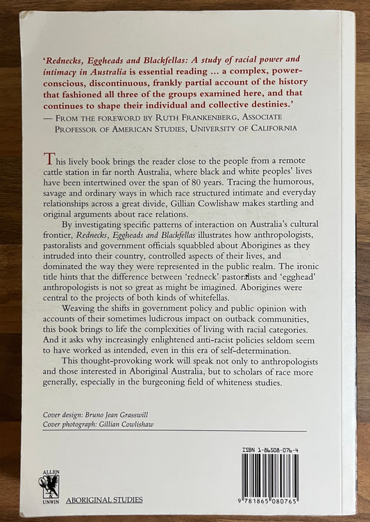 Rednecks, Eggheads and Blackfellas by Gillian Cowlishaw (Paperback, 1999)