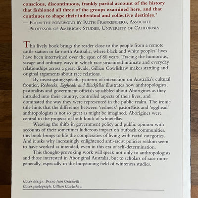 Rednecks, Eggheads and Blackfellas by Gillian Cowlishaw (Paperback, 1999)