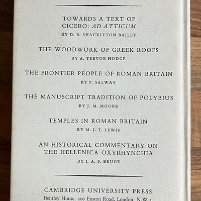 Libertas as a Political Idea at Rome during the Late Republic & Early Principate by CH. Wirszubski, Cambridge Classical Studies