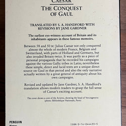 Caesar: The Conquest of Gaul Translated by S. A. Handford, Revised by Jane P. Gardner (Penguin Classics)