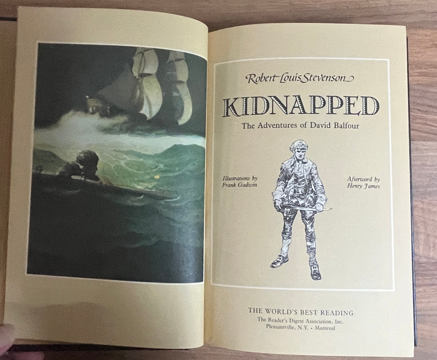 Kidnapped, The Adventures of David Balfour by Robert Louis Stevenson HC Reader's Digest