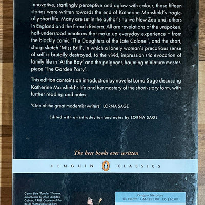 The Garden Party and Other Stories by Katherine Mansfield (Penguin Classics)