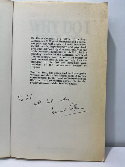 Why Do I Feel So Awful? Dr. David R. Collison  (AUTOGRAPHED), Timothy Hall*SCARCE*