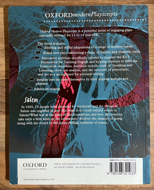 Oxford Playscripts: Salem by David Calcutt