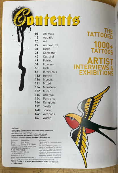 Tattoos Down Under: Tattoo Candy, Special Collectors 1st Annual