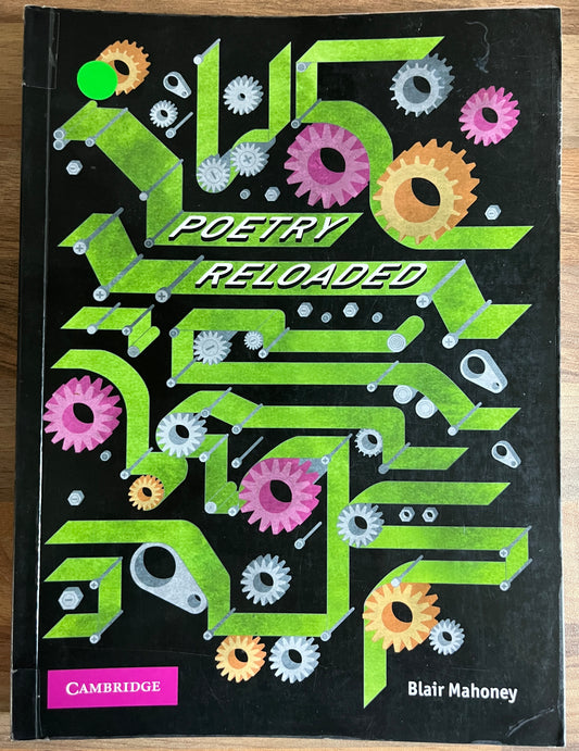 Poetry Reloaded by Blair Mahoney