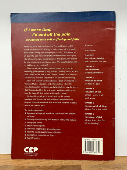 If I Were God I'd End all the Pain Student Handbook by Simon Smart