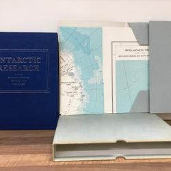 Antarctic Research A Review of British Scientific Achievement in Antarctica + Maps by Sir Raymond Priestley, Raymond J Adie and G.De Q. Robin Boxed Set