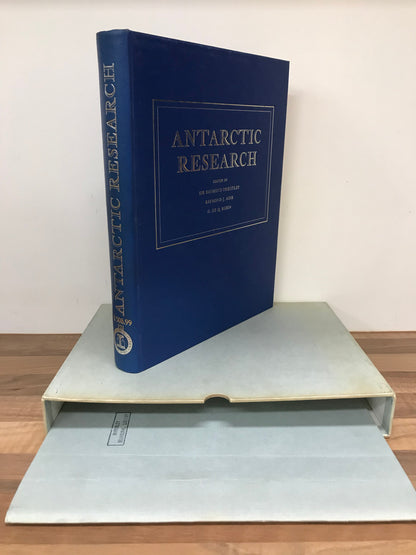 Antarctic Research A Review of British Scientific Achievement in Antarctica + Maps by Sir Raymond Priestley, Raymond J Adie and G.De Q. Robin Boxed Set