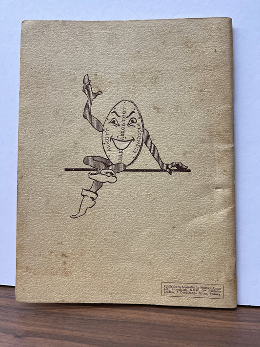 Arnott’s ‘the amazing adventures of Anthony Arrowroot’, Children's Book *Rare*