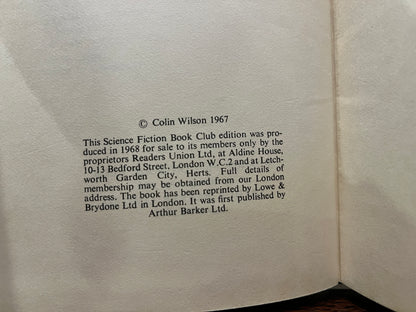 The Mind Parasites by Colin Wilson  1st Edition, 1968, Hardcover/Dust Jacket