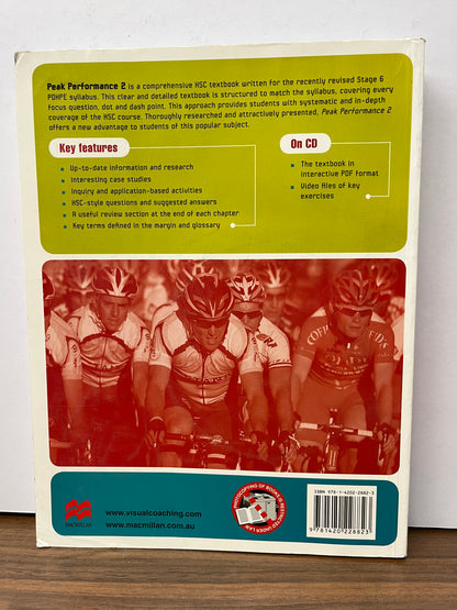 Peak Performance 2 PDHPE HSC Student Book by Buchanan et al