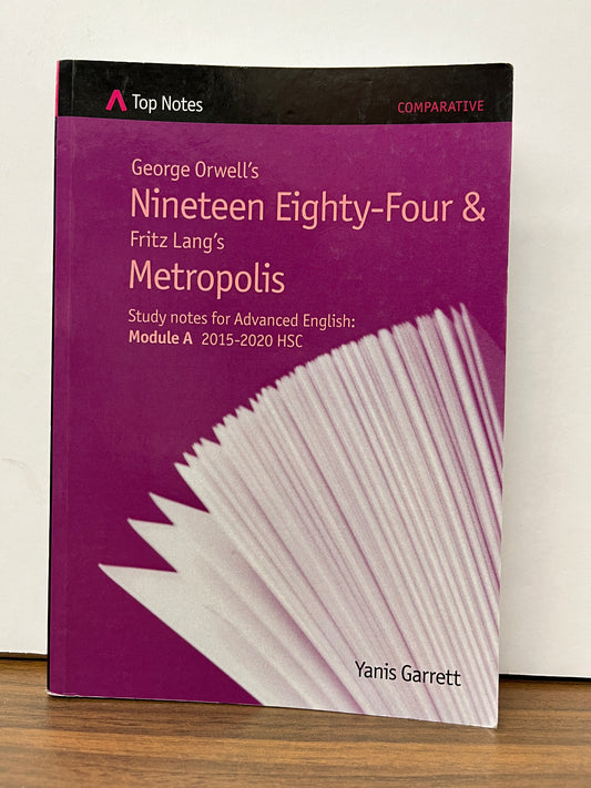 Top Notes: George Orwell's Nineteen Eighty-Four & Fritz Lang's Metropolis