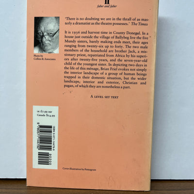Dancing at Lughnasa by Brian Friel (Faber Plays)