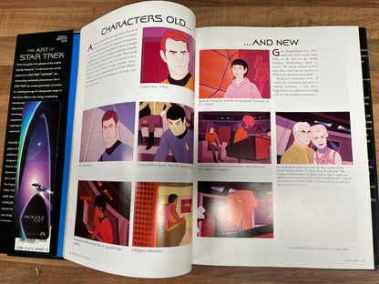 The Art of Star Trek by Judith & Garfield Reeves- Stevens (Hardcover/Dust Jacket+ Bookmark)