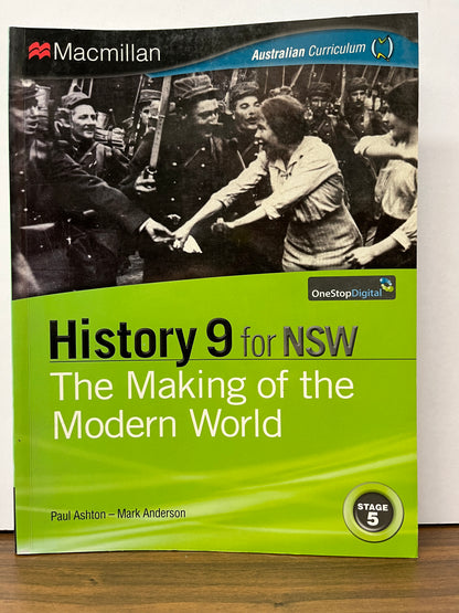 Macmillan History 9 for NSW: The Making of the Modern World Textbook