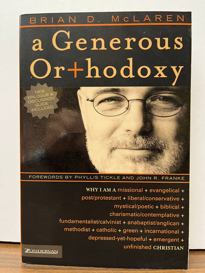 A Generous Orthodoxy by Brian McLaren
