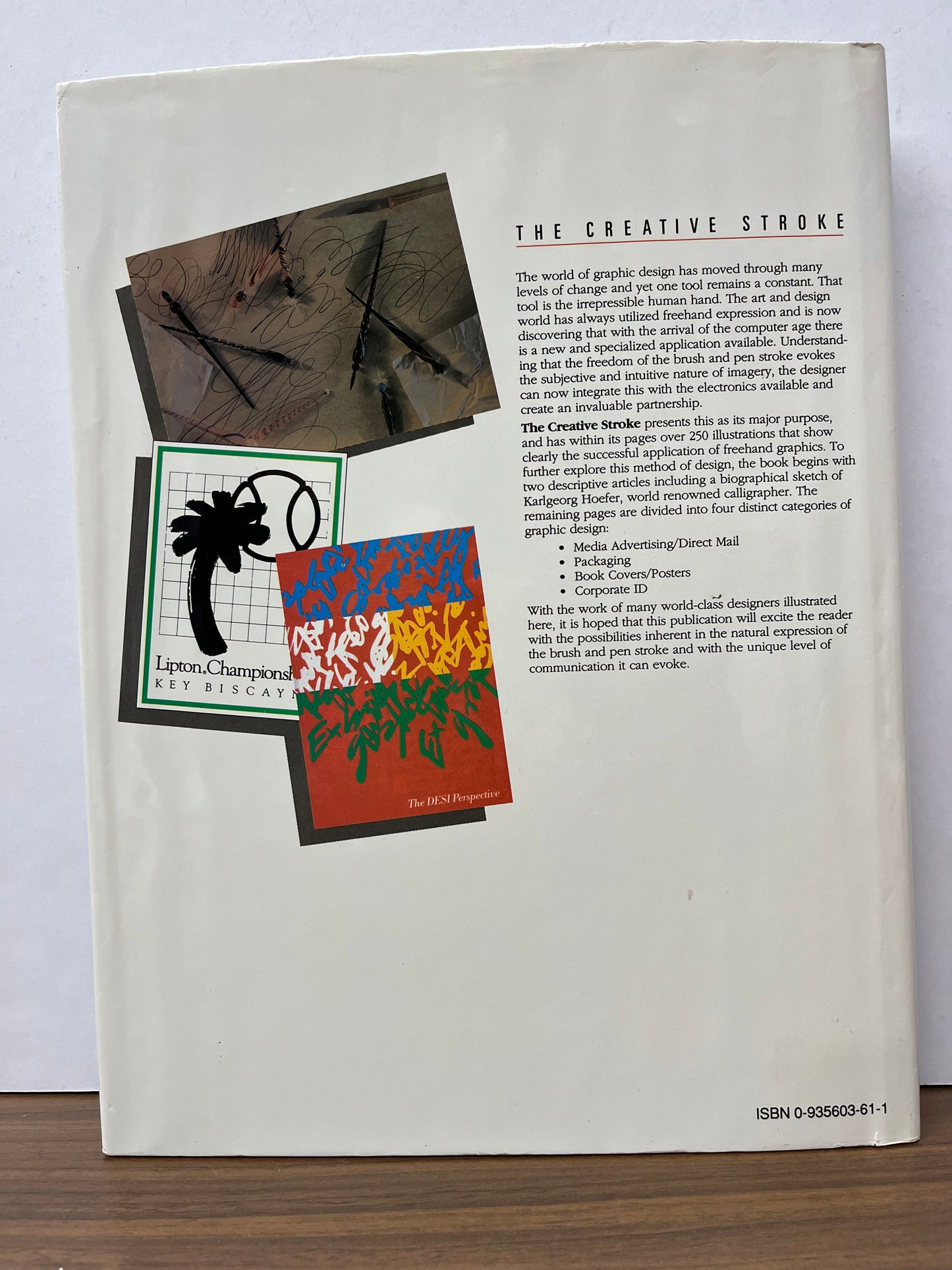 The Creative Stroke: Communicating with Brush and Pen in Graphic Design by Richard Emery HC/DJ