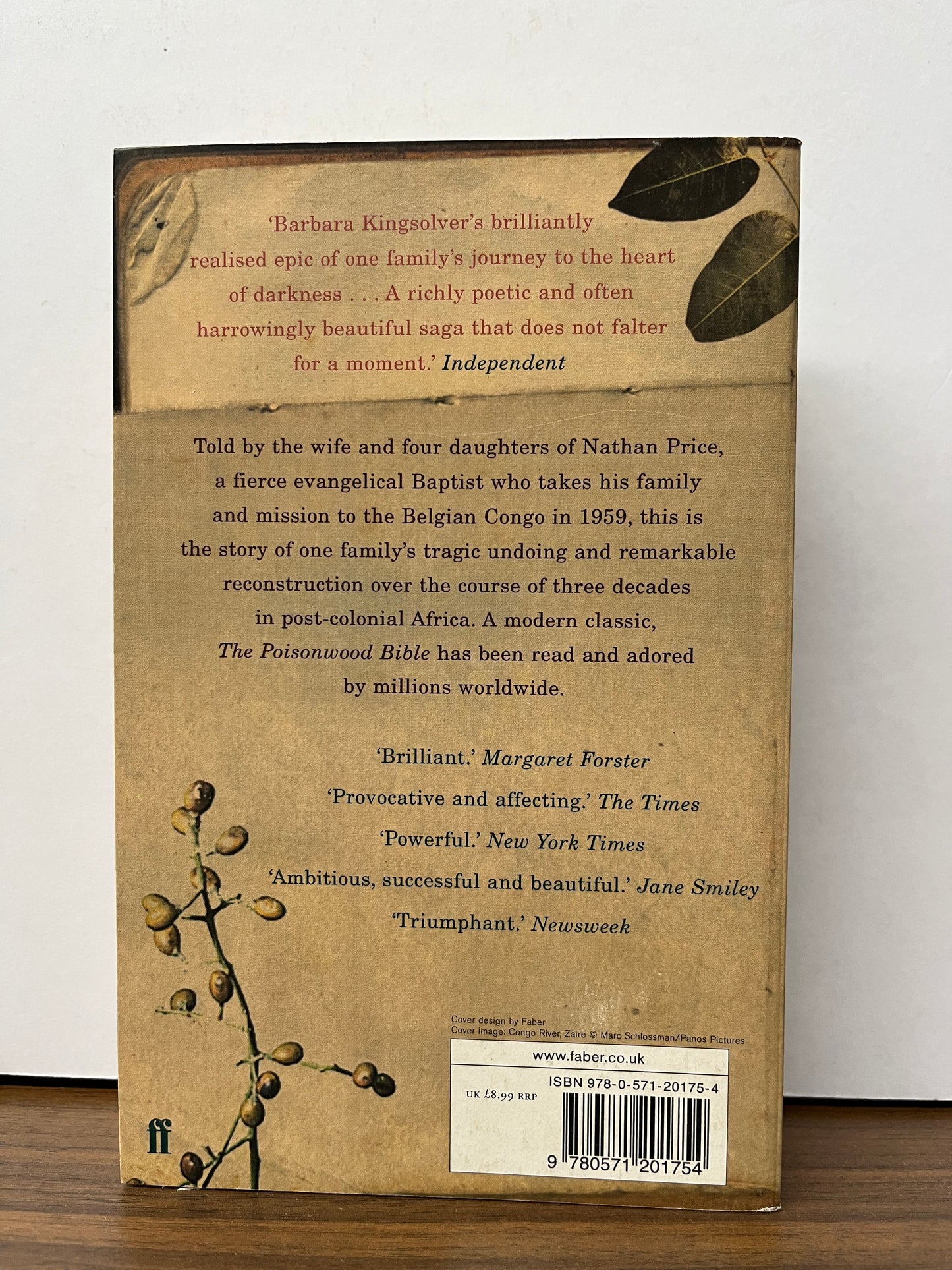 The Poisonwood Bible by Barbara Kingsolver (Faber Edition)