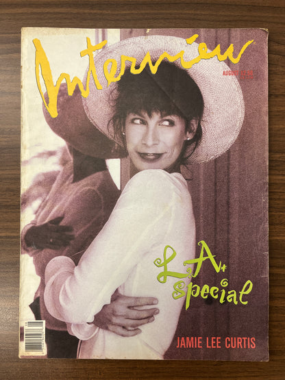 Andy Warhol Interview Magazine: Jamie Lee Curtis , L.A. Special - August, 1989 *Vintage*