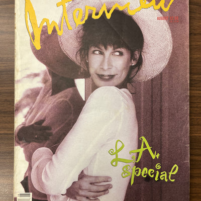Andy Warhol Interview Magazine: Jamie Lee Curtis , L.A. Special - August, 1989 *Vintage*