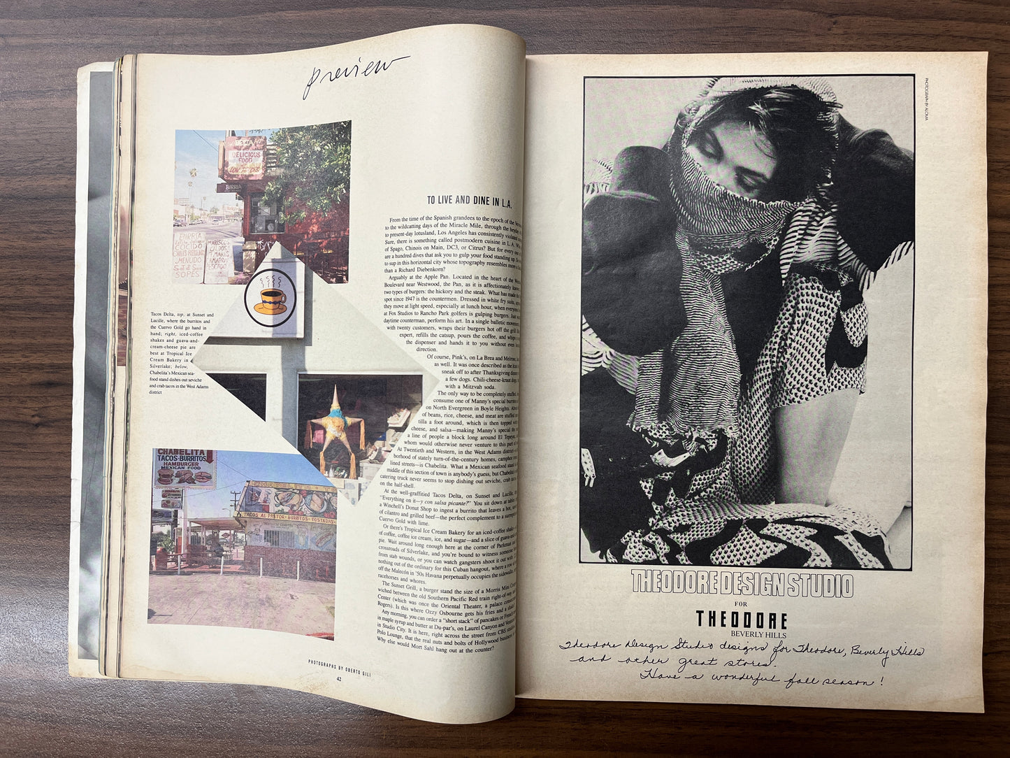 Andy Warhol Interview Magazine: Jamie Lee Curtis , L.A. Special - August, 1989 *Vintage*