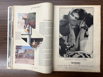 Andy Warhol Interview Magazine: Jamie Lee Curtis , L.A. Special - August, 1989 *Vintage*