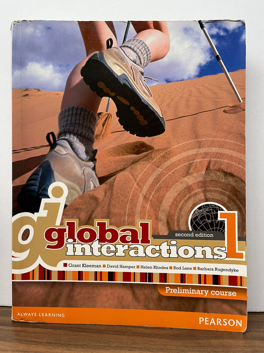 Global Interactions 1 Preliminary Course Book, 2nd Edition by Grant Kleeman et al