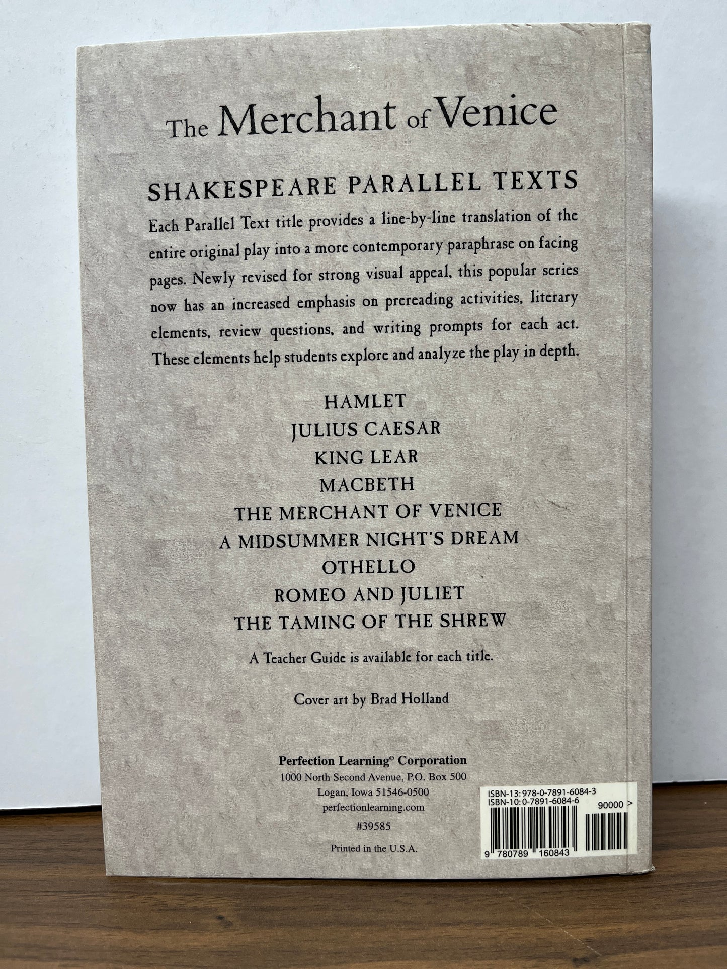 The Merchant of Venice, A Parallel Text by William Shakespeare