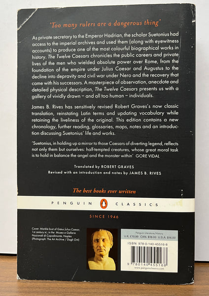 The Twelve Caesars by Suetonius (translated by Robert Graves) (Penguin ...