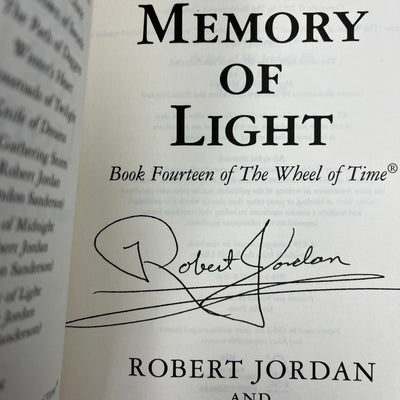 Wheel of Time: A Memory of Light by Robert Jordan (Facsimile Signature) & Brandon Sanderson