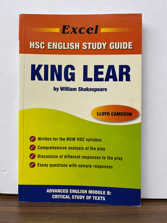 Excel HSC English Study Guide: King Lear by William Shakespeare