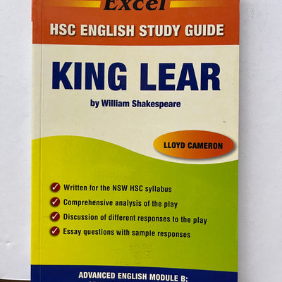Excel HSC English Study Guide: King Lear by William Shakespeare
