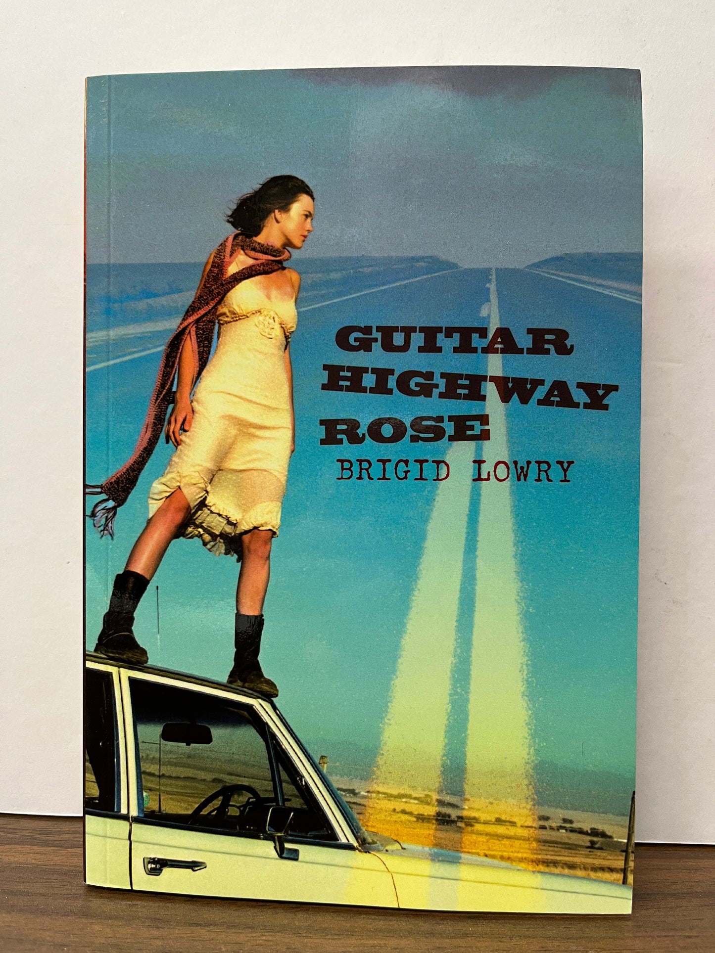 Guitar Highway Rose by Brigid Lowry