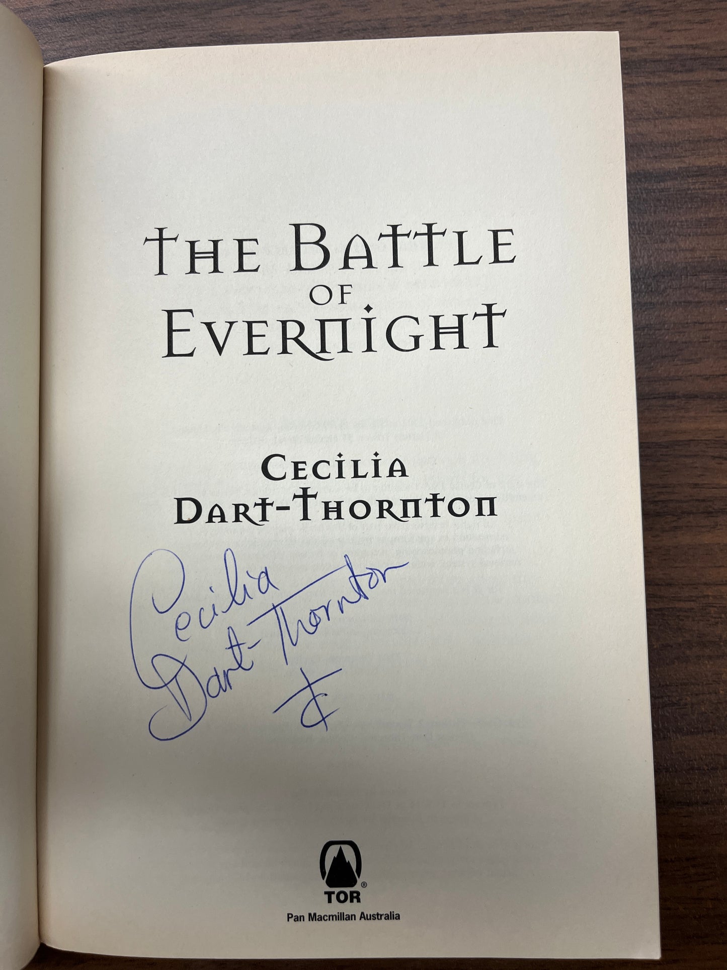 The Bitterbynde Book III: Battle of Evernight by Cecilia Dart-Thornton SIGNED