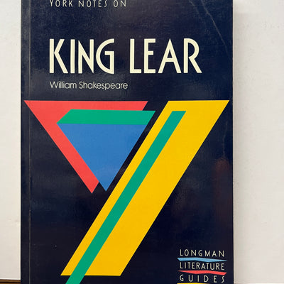 York Notes on King Lear by William Shakespeare