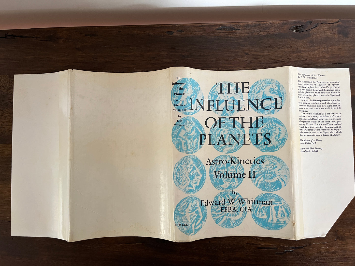The Influence of the Planets, Astro-Kinetics Volume II (2) by Edward Whitman HC/DJ