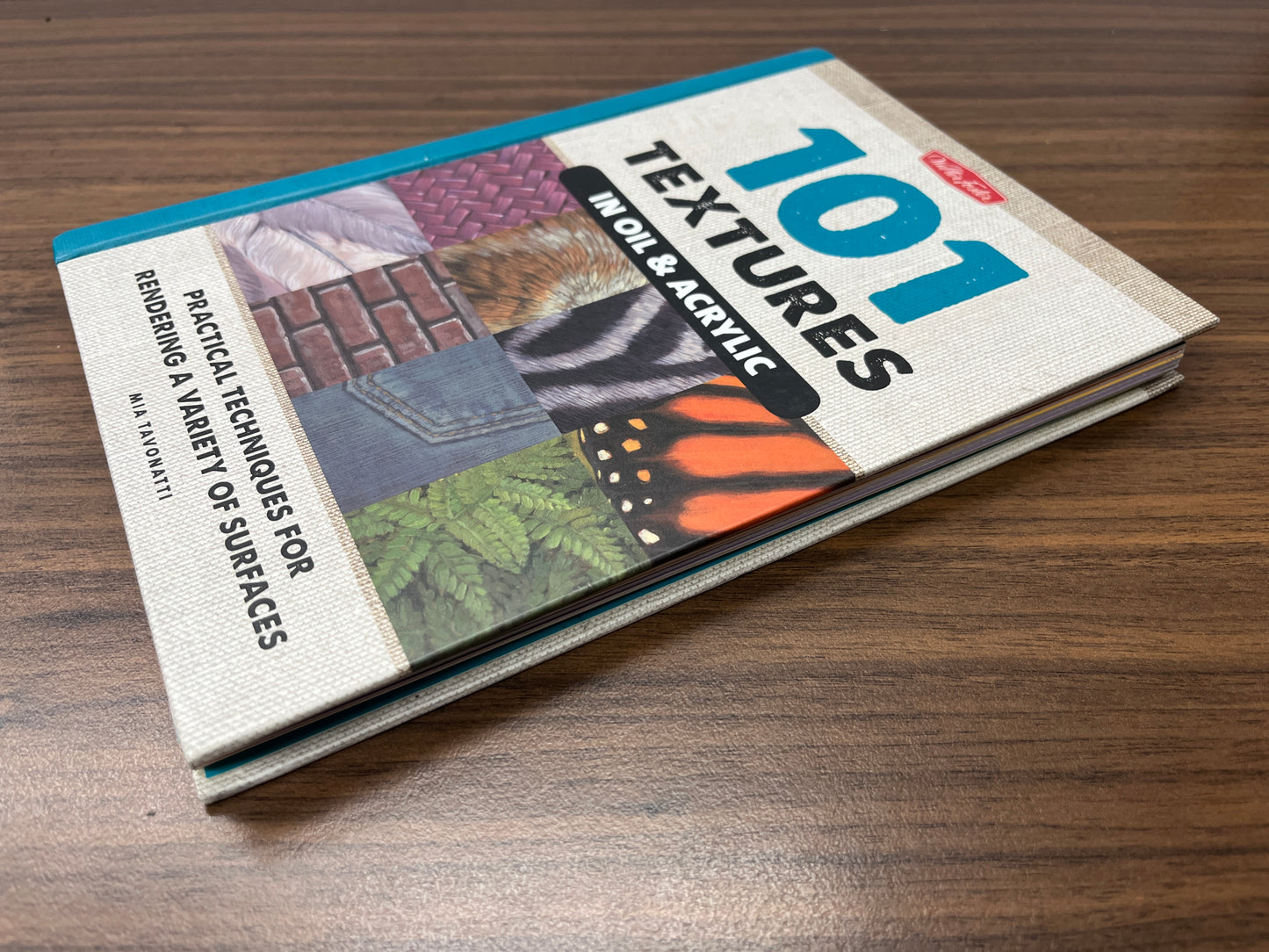 101 Textures in Oil and Acrylic by Mia Tavonatti (Spiral Bound Hardcover)