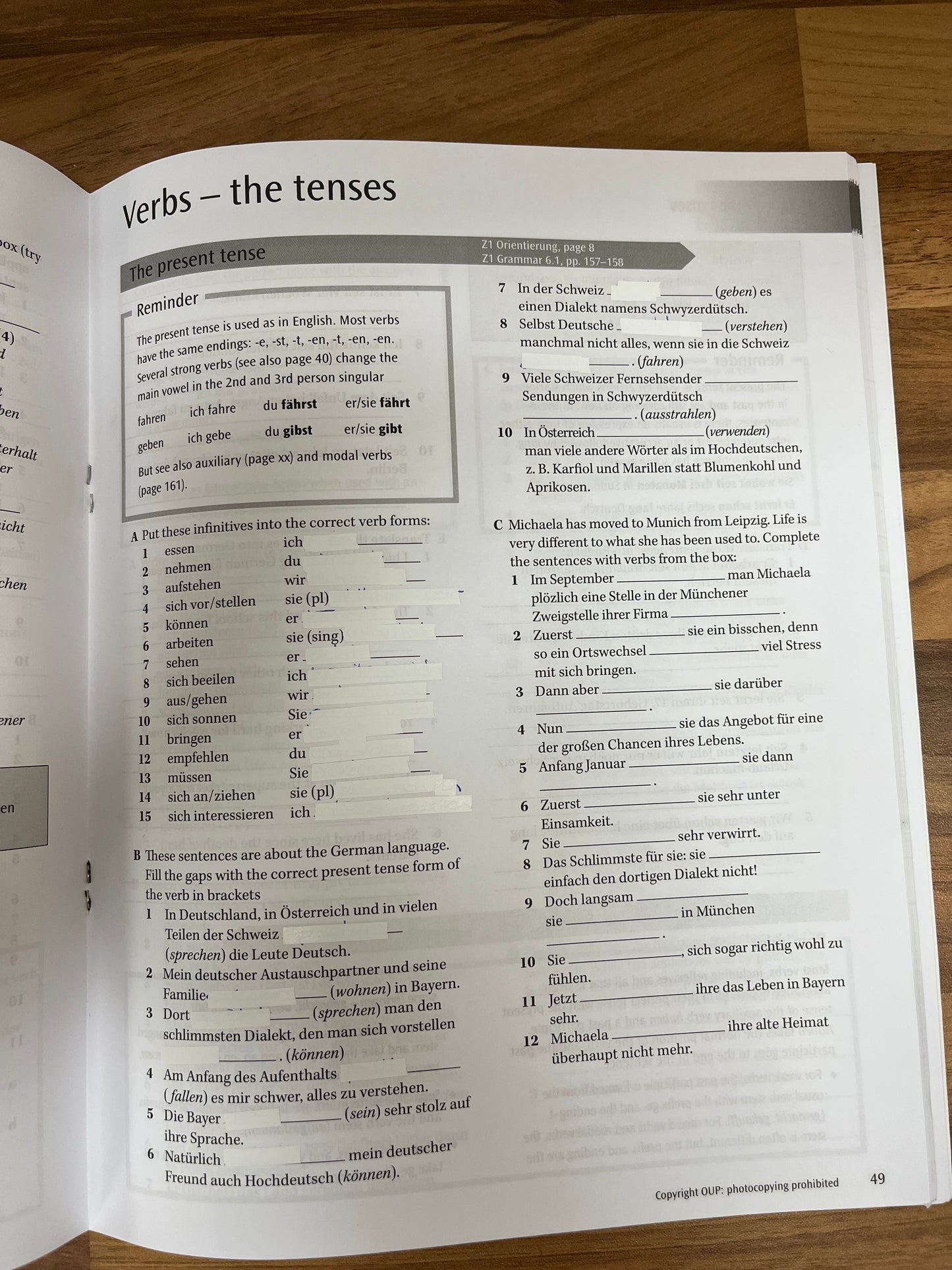 Zeitgeist: Grammar Workbook AS & A2 & CD, 2nd Ed. + Grammar Workbook Answers