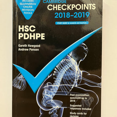 Cambridge Checkpoints 2018-2019 HSC PDHPE Study Guide for students and teachers (Current)