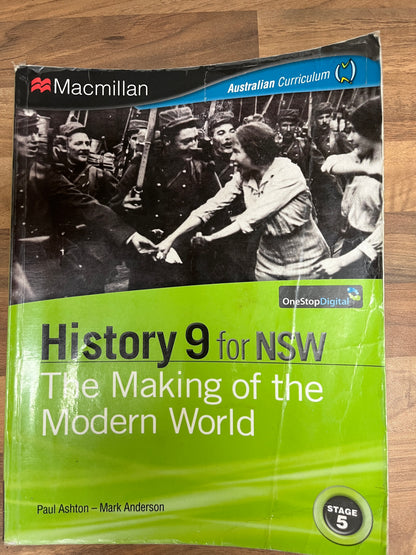 Macmillan History 9 for NSW: The Making of the Modern World Textbook
