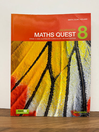 Jacaranda Maths Quest 8 Stage 4 NSW AC Student Book, 2nd Edition  (ex-libris)