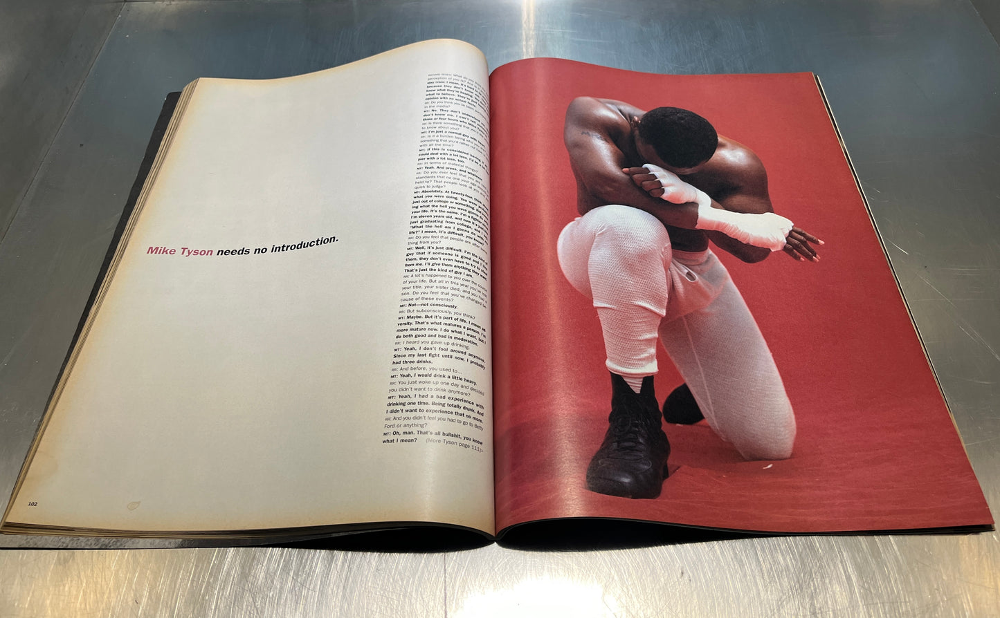 Andy Warhol Interview Magazine - Mike Tyson, October 1990