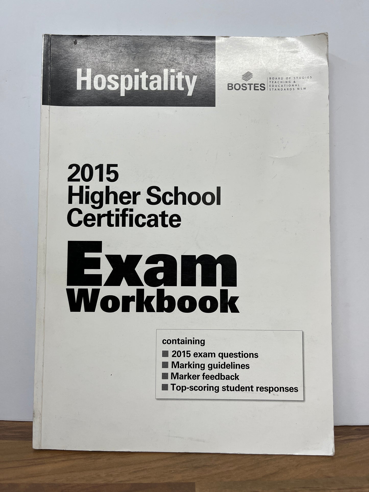 BOSTES (NESA) 2015 HSC Exam Workbook: Hospitality/Tourism, Travel and Events