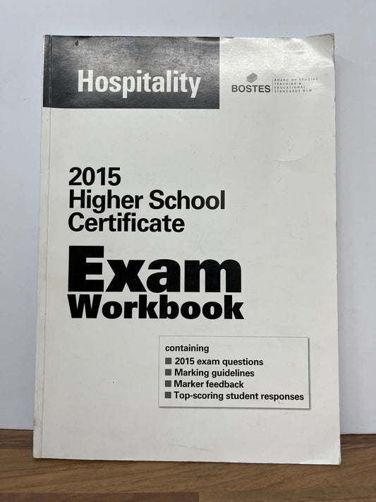 BOSTES (NESA) 2015 HSC Exam Workbook: Hospitality/Tourism, Travel and Events