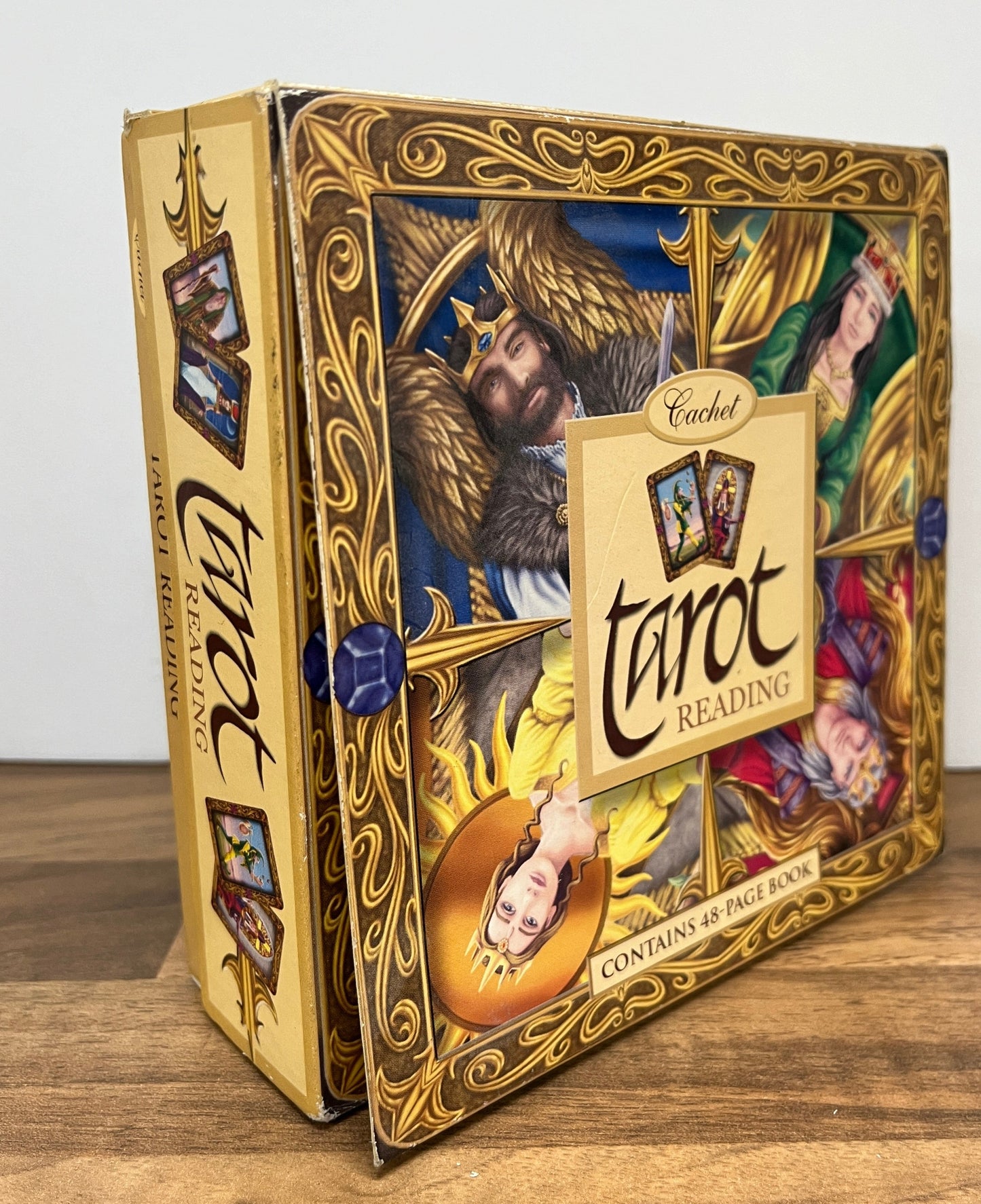 Set of Tarot Reading cards (Sealed), + 48 page Hardcover Boxed Set (Cachet)