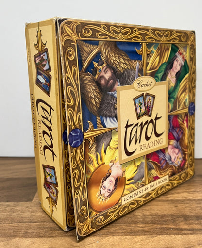 Set of Tarot Reading cards (Sealed), + 48 page Hardcover Boxed Set (Cachet)